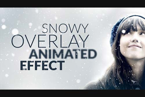 CreativeMarket Snowy Animated Overlay in Photoshop