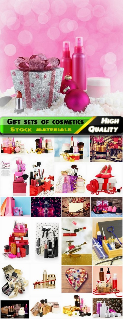 Gift sets of cosmetics and perfumery - 25 HQ Jpg