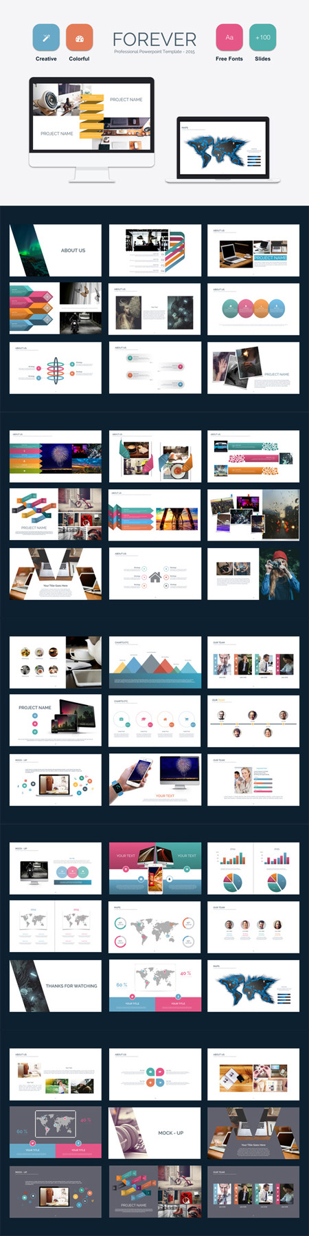 CM - Forever Powerpoint Template 507034