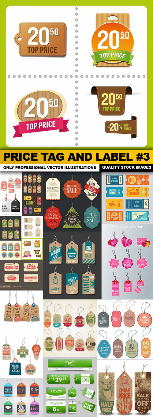 Price Tag And Label #3 - 20 Vector