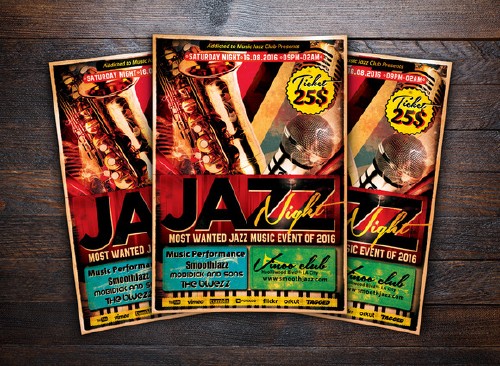 CM - Jazz Night Concert Music Flyer 506921