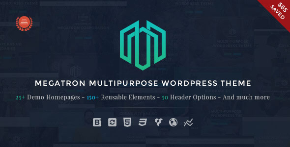 Nulled ThemeForest - Megatron v1.3 - Responsive MultiPurpose WordPress Theme