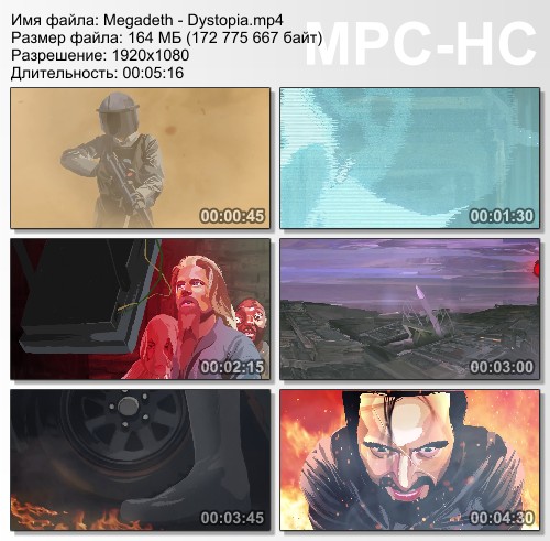 Megadeth - Dystopia (2016) HD 1080