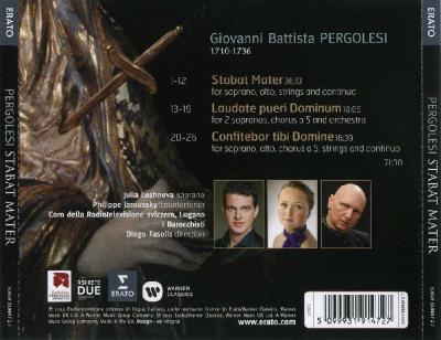 Pergolesi - Stabat Mater (Julia Lezhneva, Philippe Jaroussky) / 2013 Erato