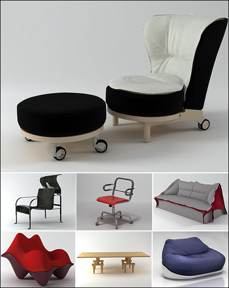 Luxury Set of Chair by Ronen Bekerman