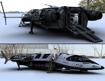 raceta Spaceship Model