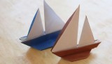 Оригами - Парусник из бумаги (2015)