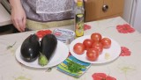 Новогодняя закуска из баклажанов и помидоров (2015)